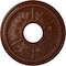 Ekena Millwork Tirana Medallion (Canopies up to 4 3/4"), 13 7/8"OD x 3 3/4"ID x 1 1/4"P, Burnished Mahogany Crackle CM13TIBMC - alternate 1